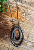 Circling My Love Necklace - Black