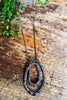 Circling My Love Necklace - Black