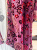 Without Question Burnout Velvet Kimono - Red - SALE
