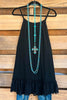 Slip On Dress - Black
