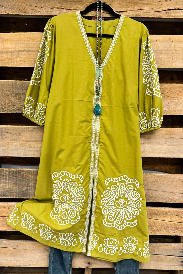 Sweet Simplicity Midi Dress - Mustard - 100% Cotton