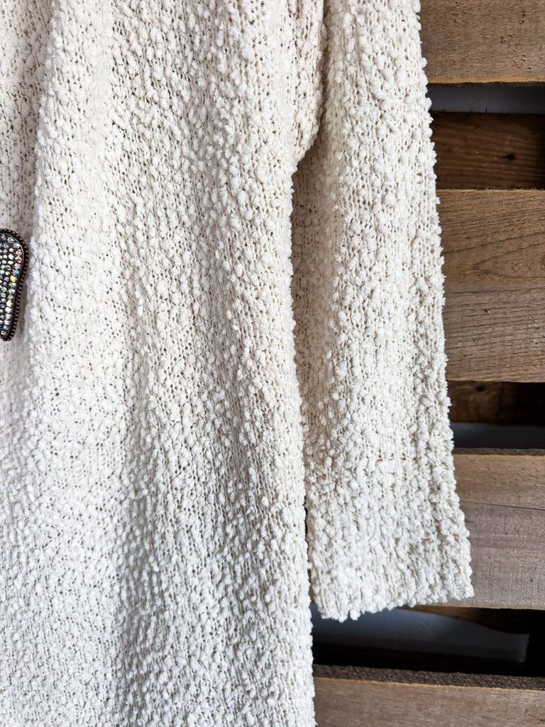 Pure Whispers Sweater Tunic - Cream