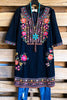AHB EXCLUSIVE: In The Garden Tunic - Black