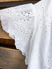 Touch Of Grace Top - White - 100% COTTON