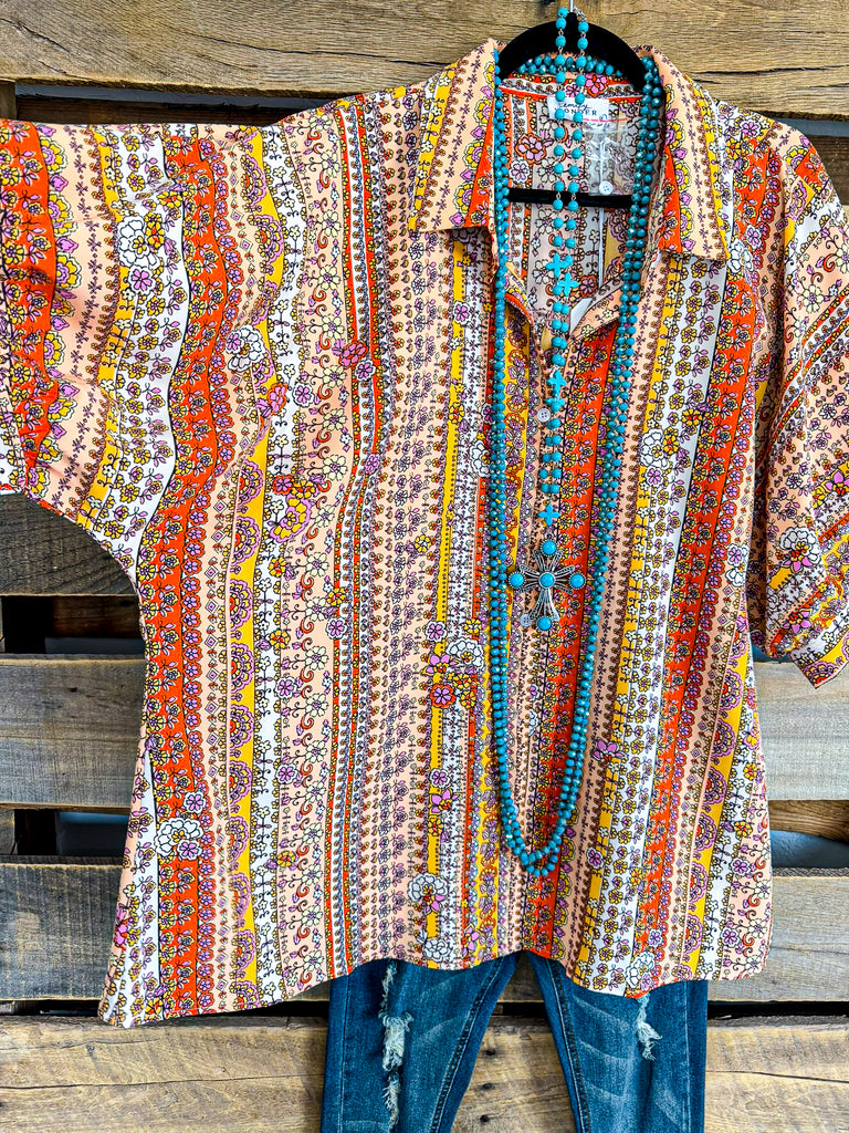 Groovy Business Blouse - Orange