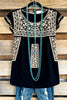 Today's Episode Top - 100% Cotton - Black Taupe