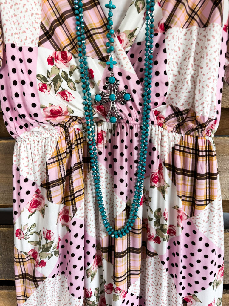 Morning Sweetness Maxi Dress - Blush