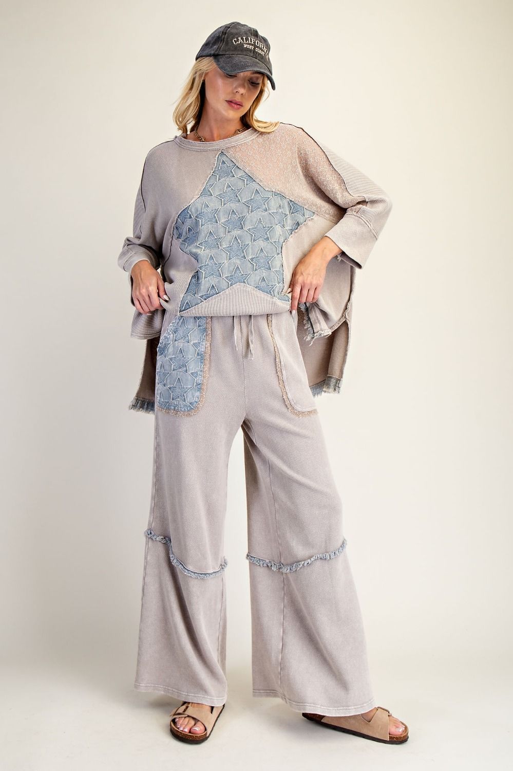 Star Energy Top - Gray - 100% Cotton