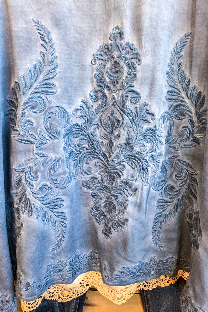 AHB EXCLUSIVE:  Within My Means Cardigan - Denim