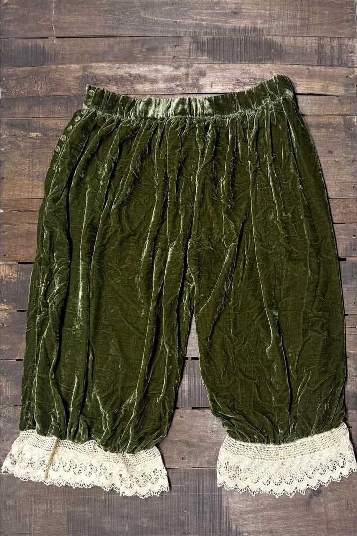 Vintage Romance Bloomers - Olive