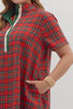 Merry and Bright Dress - Red