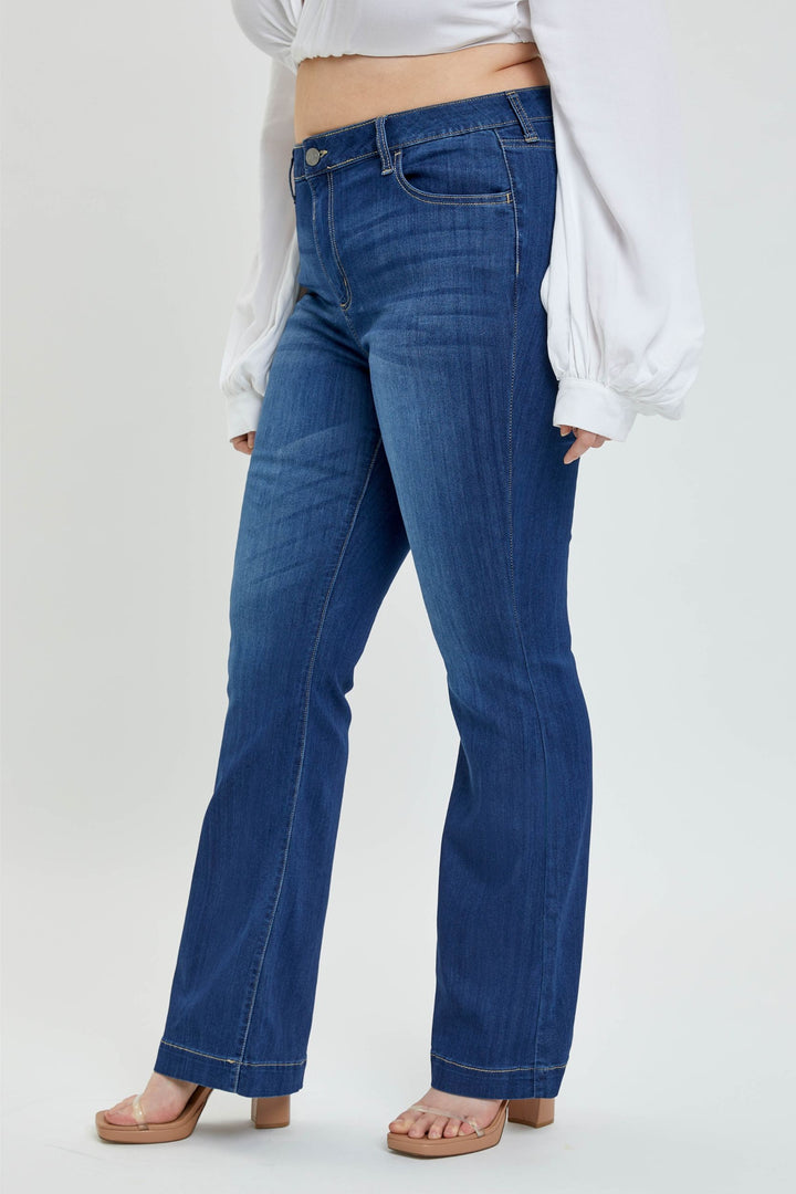 Plus Size Mid Rise To The Occasion Flare Jean - SALE