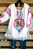 AHB EXCLUSIVE - Beach Vibes Tunic - White 100% COTTON
