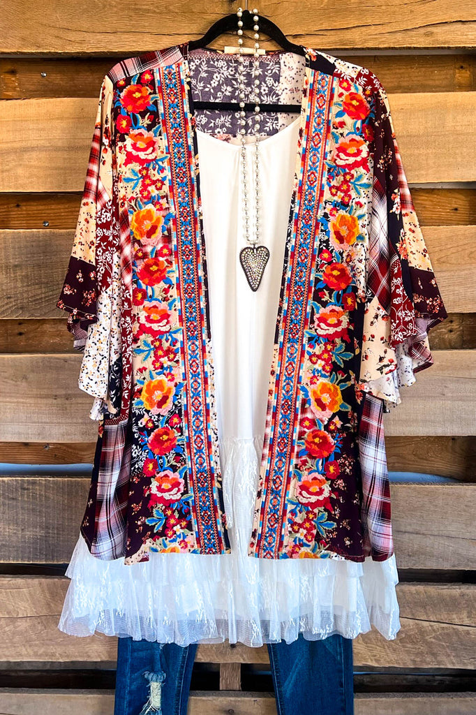 On My Own Time  Kimono - Multi - SALE