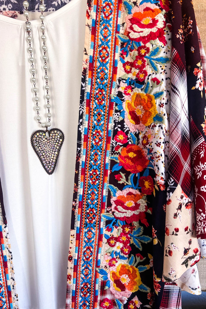 On My Own Time  Kimono - Multi - SALE