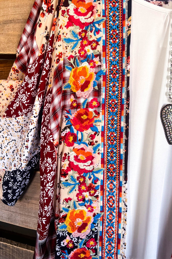 On My Own Time  Kimono - Multi - SALE