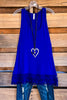 Extender: Slip on Tank/Tunic - Royal Blue