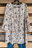 Persuade Me Now Tunic - Beige - SALE