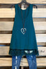 Extender: Slip on Tank/Tunic - Hunter Green