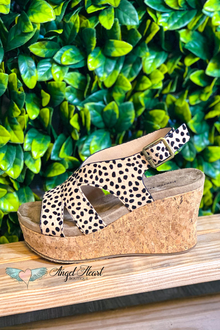 Be Bold Wedges - Cheetah -SALE