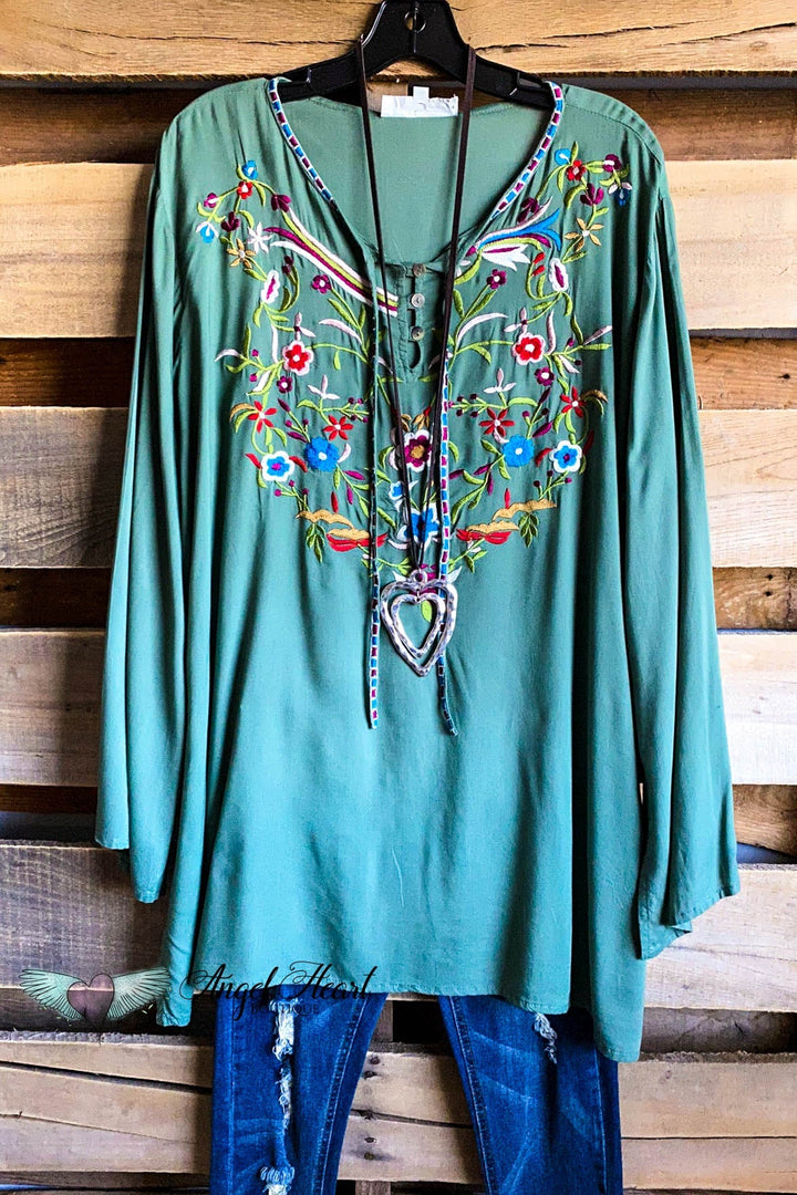 AHB EXCLUSIVE: Secret Garden Tunic - Green