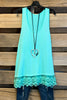 Extender: Slip on Tank/Tunic - Mint - SALE