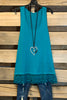 Extender: Slip on Tank/Tunic - Teal