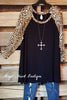 Gotta Get Going Top - Leopard - Emerald - Top - Angel Heart Boutique  - 1